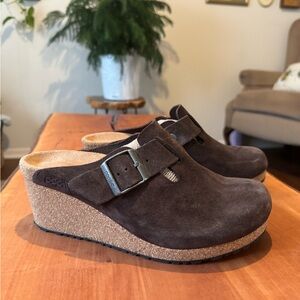 Papillio Fanny clog (aka Birkenstock Boston wedge)